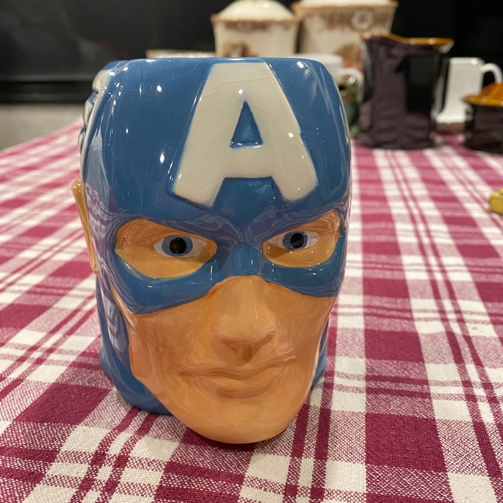 Marvel‎ Avengers Captain America Face Mug